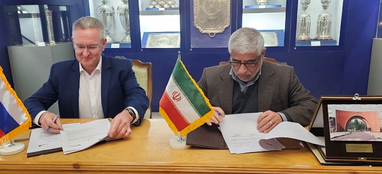  The signing of four cooperation Agreements between Tarbiat Modares University and Russian universities