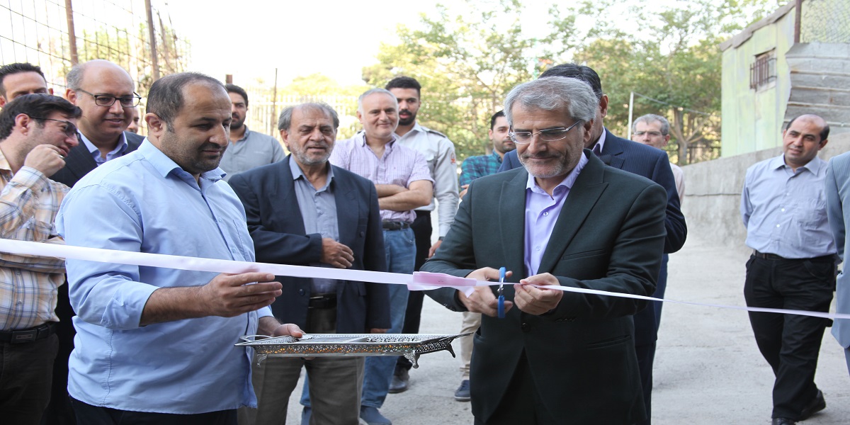 پارکینگ دانشکده مدیریت و اقتصاد افتتاح شد