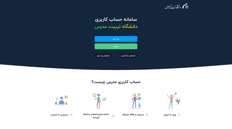 اطلاعیه نحوه دریافت حساب کاربری مدرس، ویژه دانشجویان نو ورود مقطع کارشناسی ارشد وزارت علوم