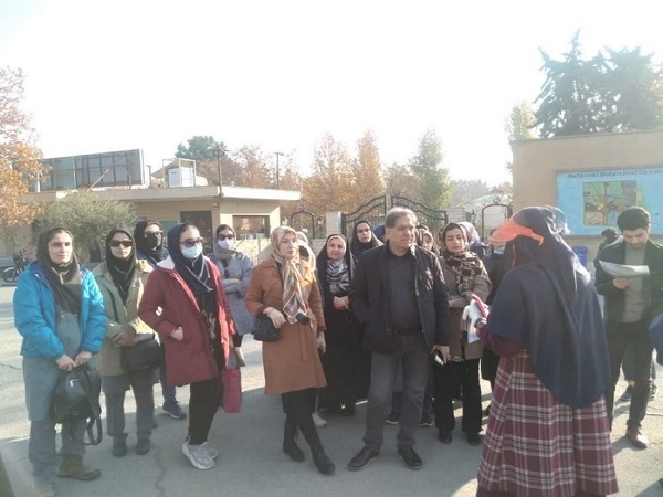 بازدید اساتید، کارکنان و دانشجویان دانشکده علوم زیستی از باغ گیاه شناسی