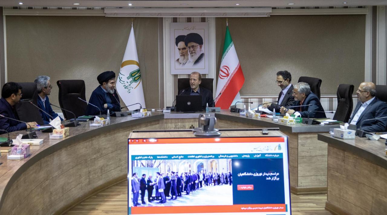 تقدیر و تشکر رییس دانشگاه از اعضای هیات رییسه