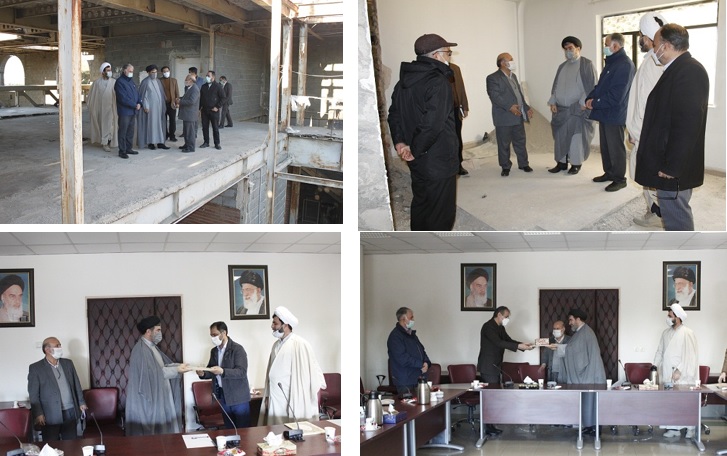 بازدید نماینده مقام معظم رهبری در دانشگاه تربیت مدرس از پردیس کشاورزی